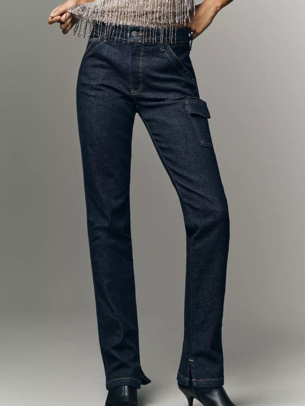 Anthropologie Pilcro Dylan puddle mid rise jeans 25 straight leg
